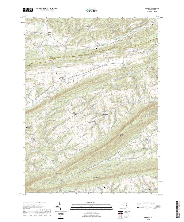 USGS Topographic Map – Reward