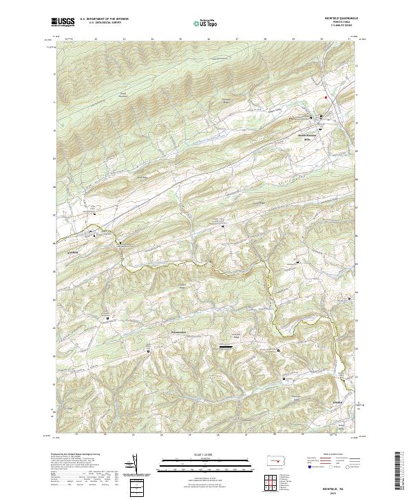 USGS Topographic Map – Richfield