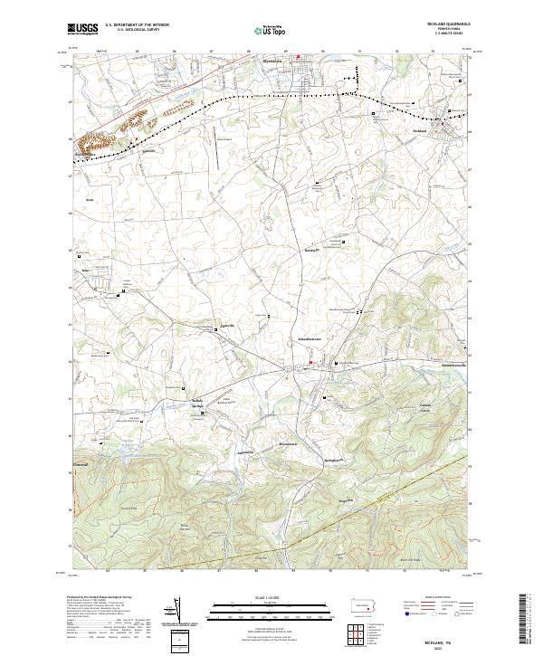 USGS Topographic Map – Richland
