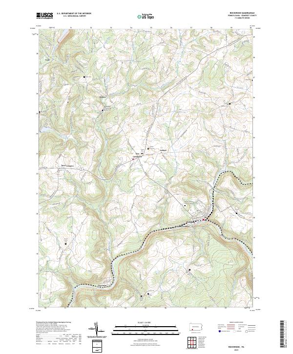 USGS Topographic Map – Rockwood