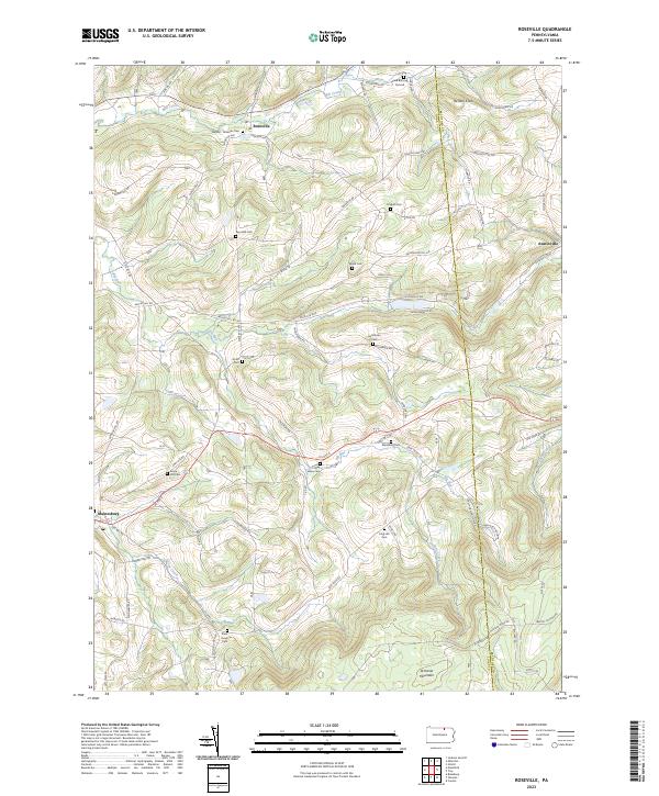 USGS Topographic Map – Roseville