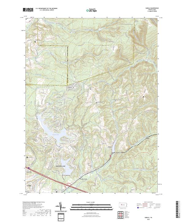 USGS Topographic Map – Sabula
