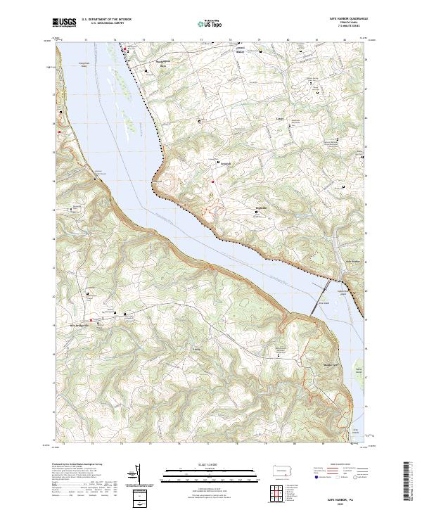 USGS Topographic Map – Safe Harbor