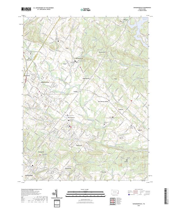 USGS Topographic Map – Sassamansville