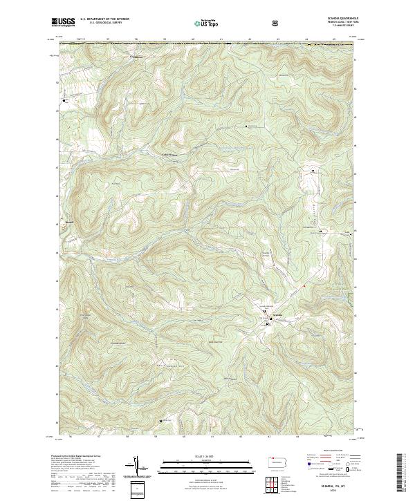 USGS Topographic Map – Scandia