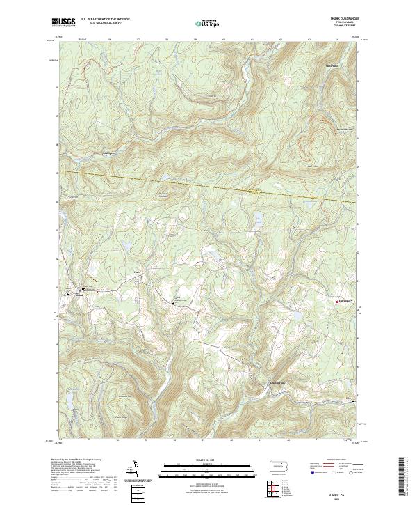 USGS Topographic Map – Shunk