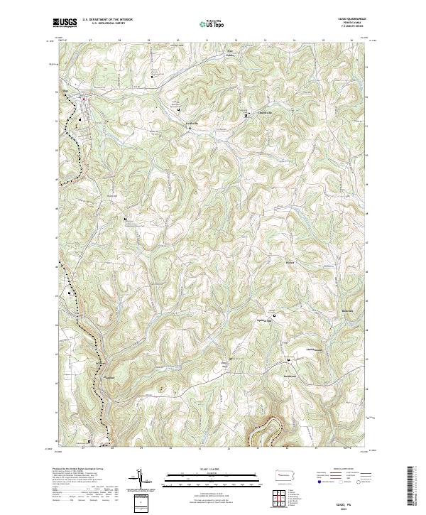 USGS Topographic Map – Sligo