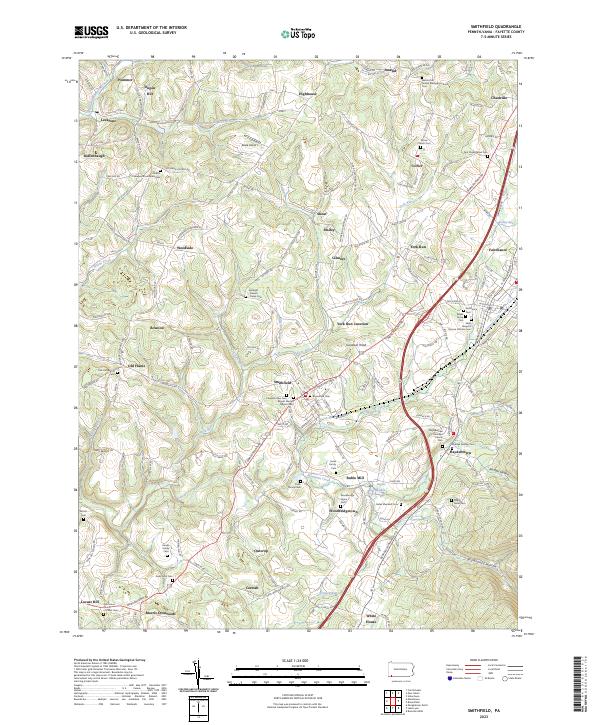 USGS Topographic Map – Smithfield