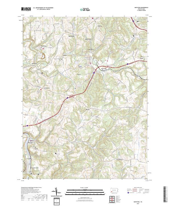 USGS Topographic Map – Smithton