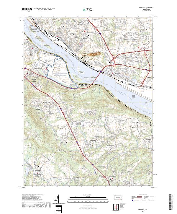 USGS Topographic Map – Steelton