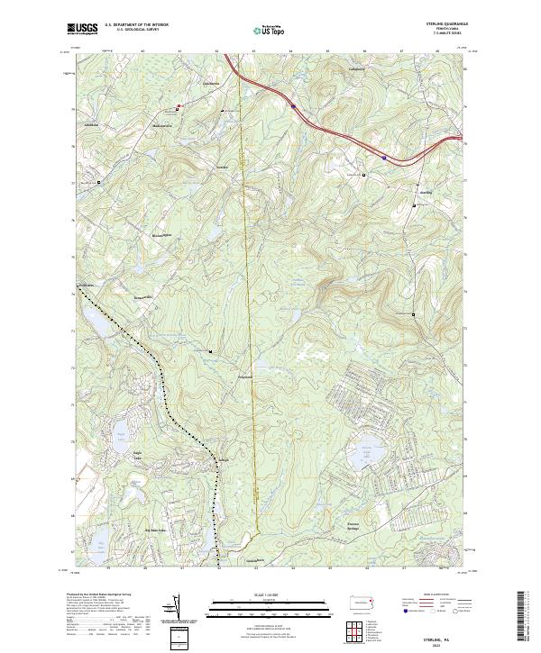 USGS Topographic Map – Sterling
