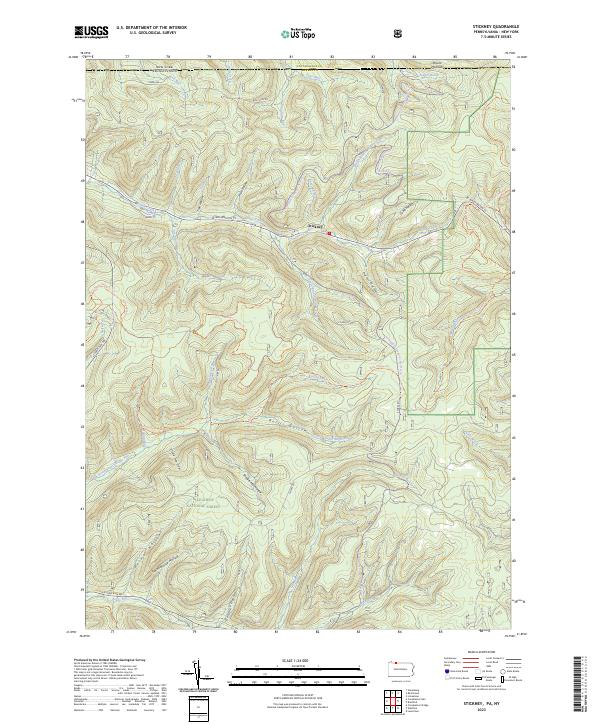 USGS Topographic Map – Stickney