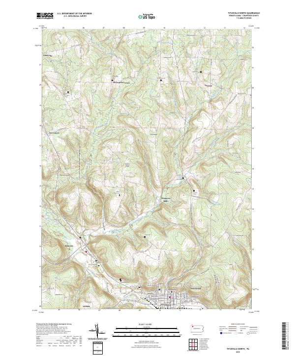 USGS Topographic Map – Titusville North