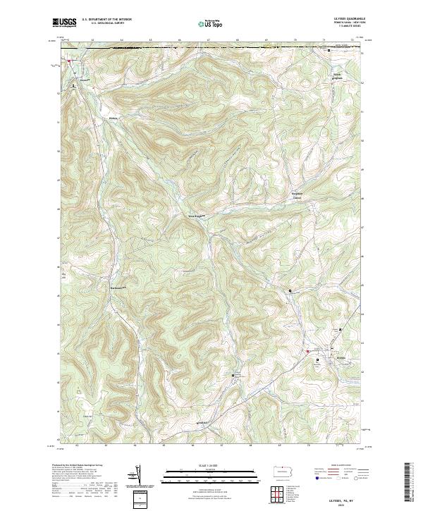 USGS Topographic Map – Ulysses