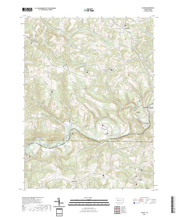 USGS Topographic Map – Valier