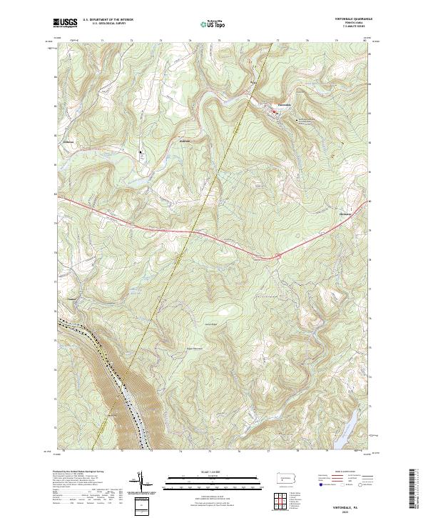 USGS Topographic Map – Vintondale