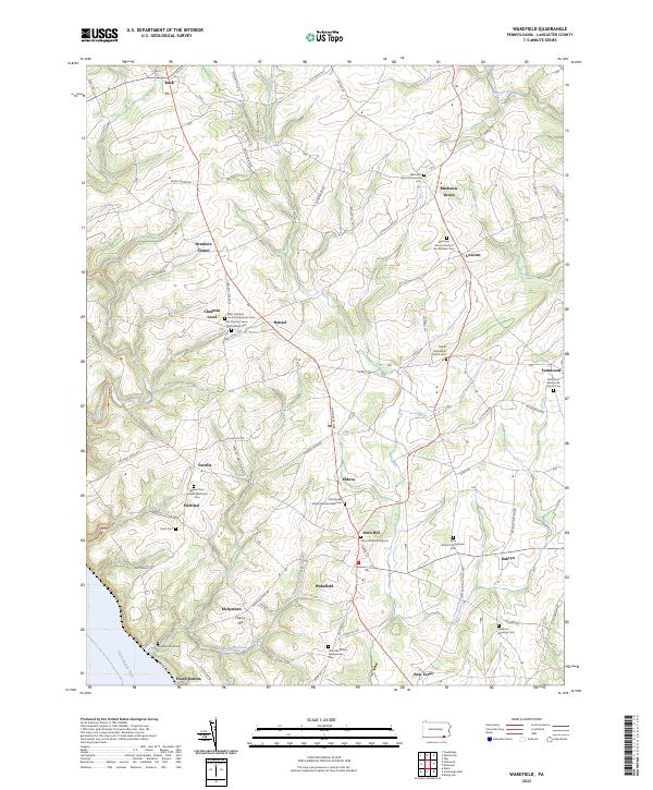 USGS Topographic Map – Wakefield