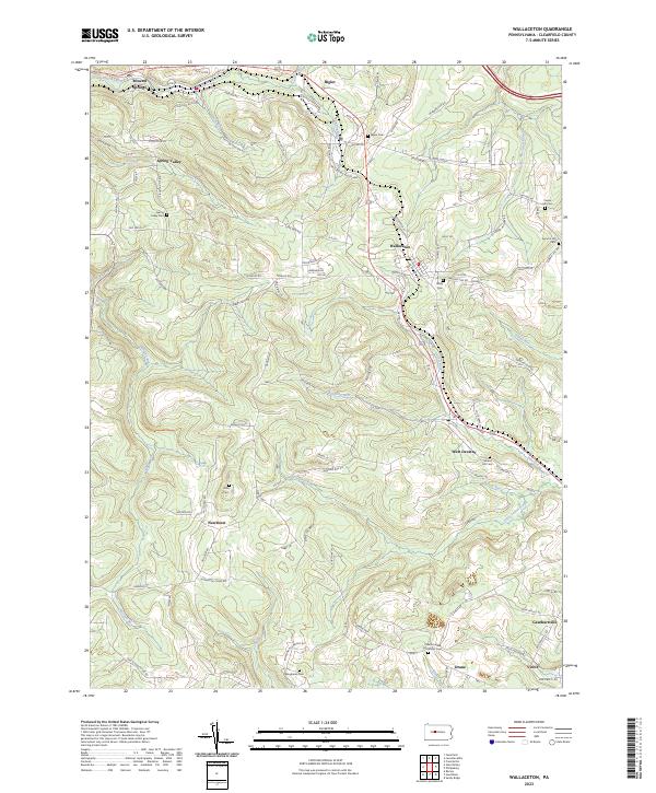 USGS Topographic Map – Wallaceton