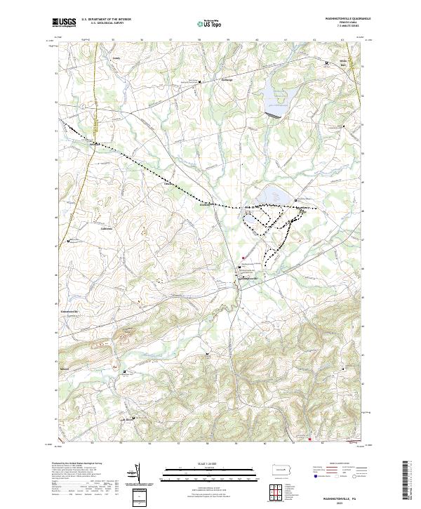 USGS Topographic Map – Washingtonville
