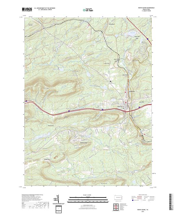 USGS Topographic Map – White Haven