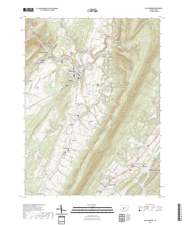 USGS Topographic Map – Williamsburg