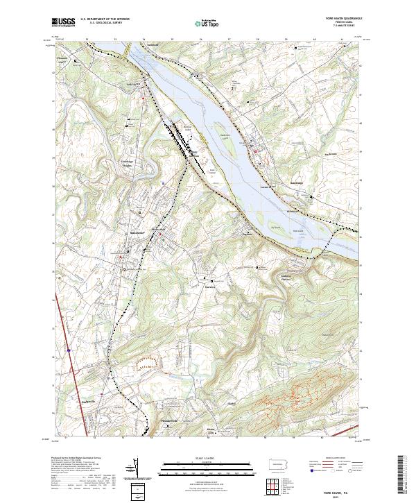 USGS Topographic Map – York Haven