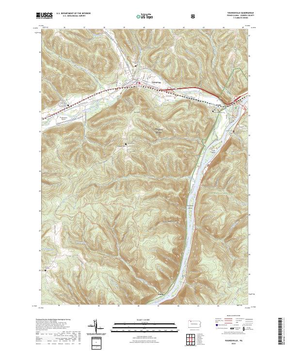 USGS Topographic Map – Youngsville