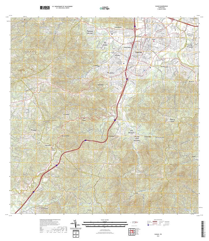 USGS Topographic Map – Caguas