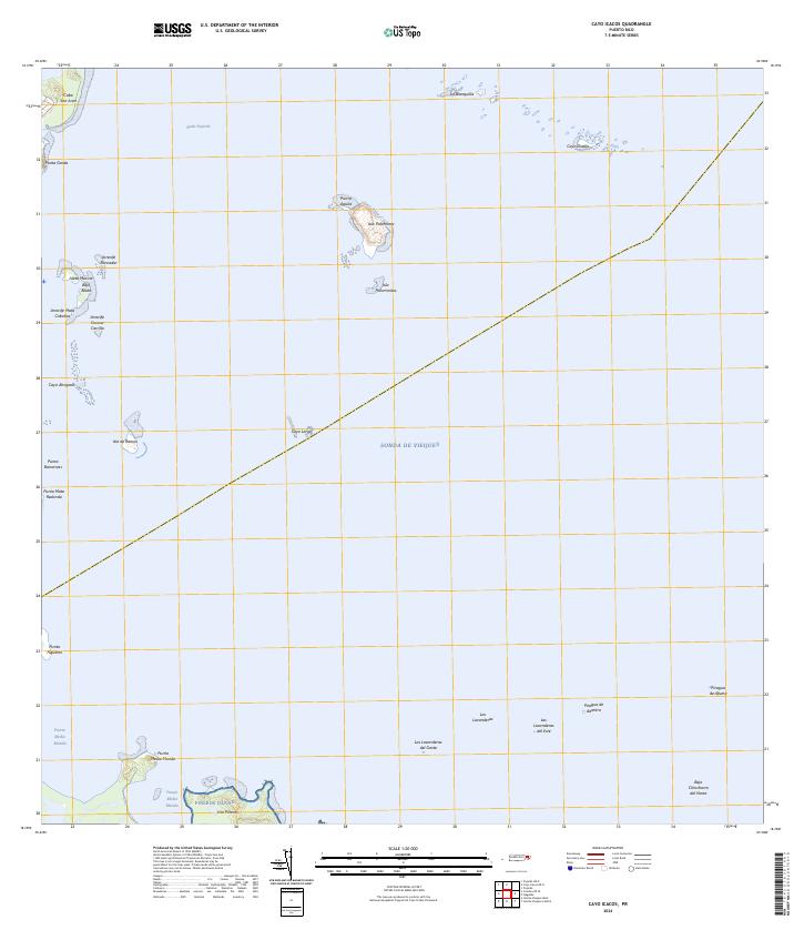 USGS Topographic Map – Cayo Icacos