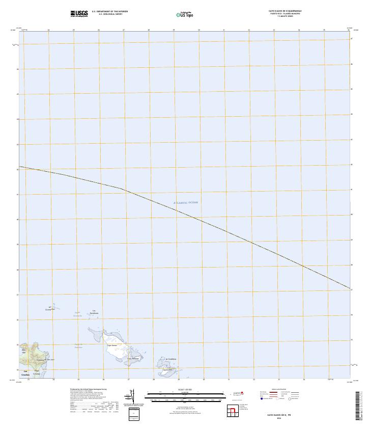 USGS Topographic Map – Cayo Icacos OE N