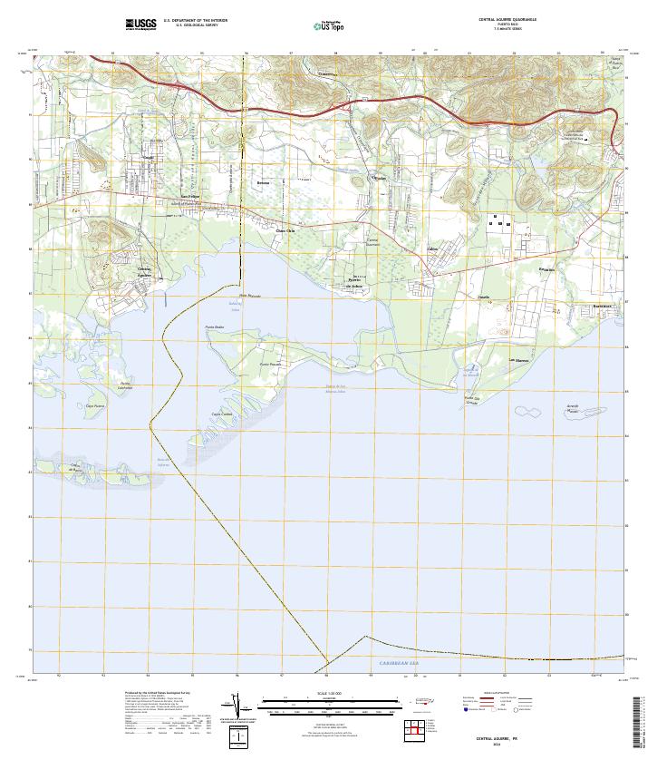 USGS Topographic Map – Central Aguirre
