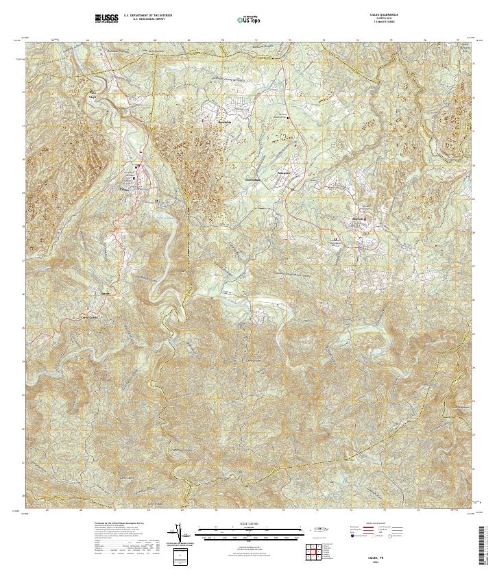 USGS Topographic Map – Ciales