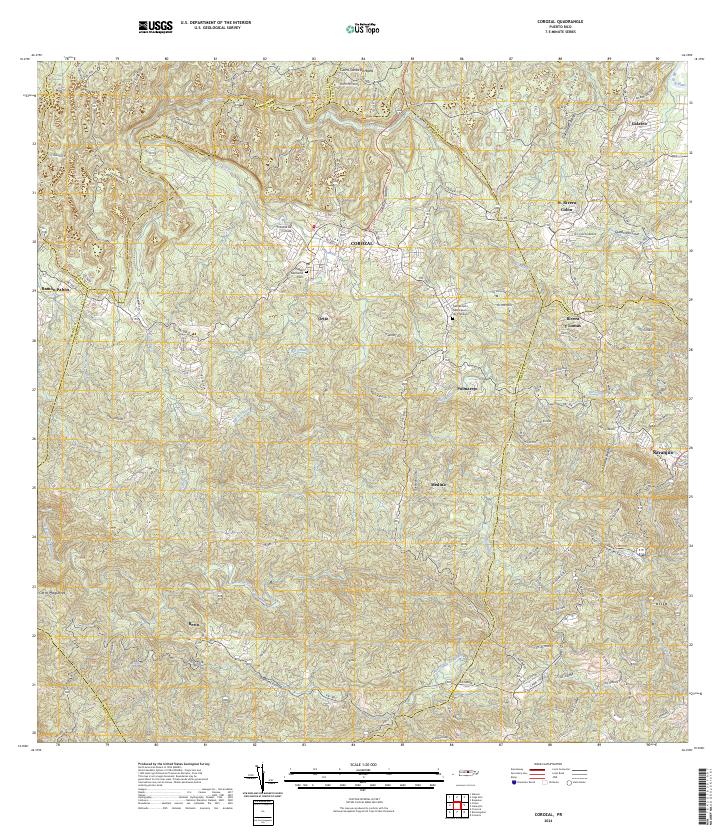 USGS Topographic Map – Corozal