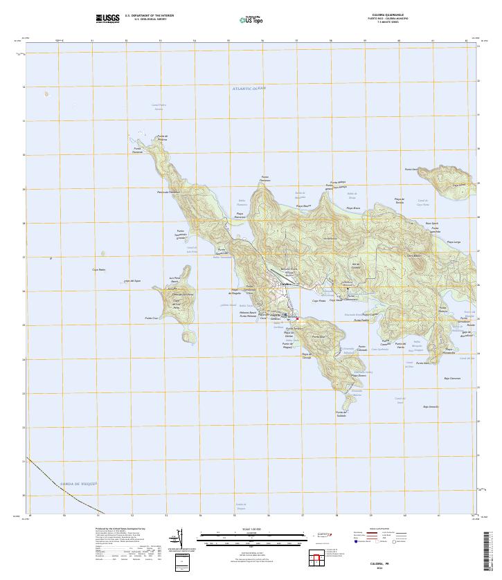 USGS Topographic Map – Culebra