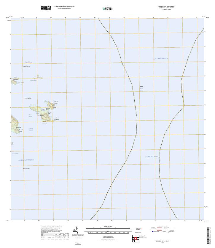 USGS Topographic Map – Culebra OE E