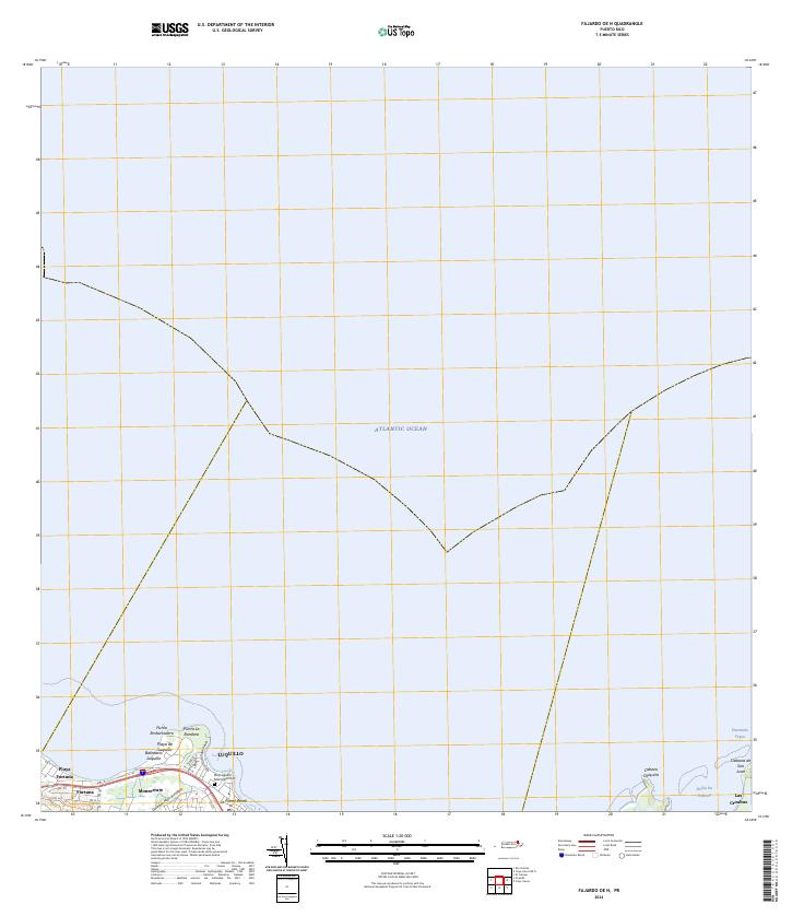 USGS Topographic Map – Fajardo OE N