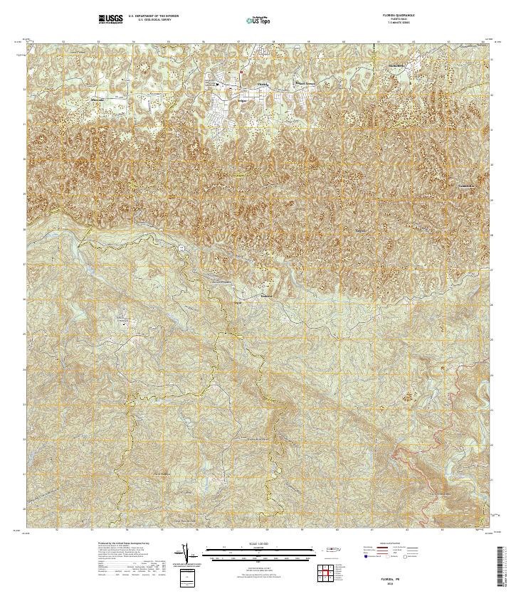 USGS Topographic Map – Florida