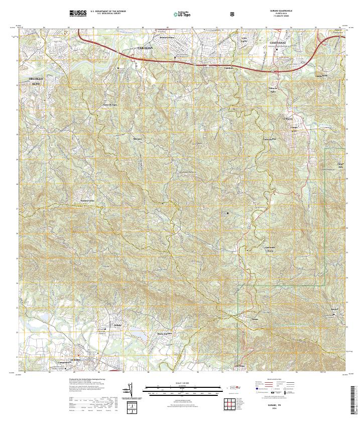 USGS Topographic Map – Gurabo