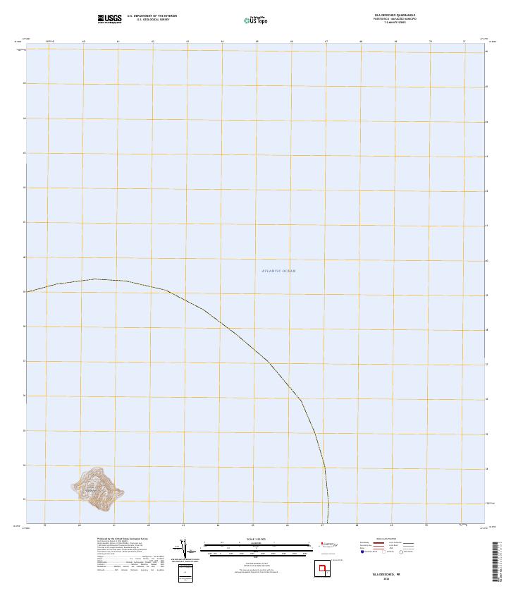 USGS Topographic Map – Isla Desecheo