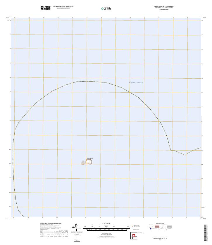 USGS Topographic Map – Isla de Mona OE N