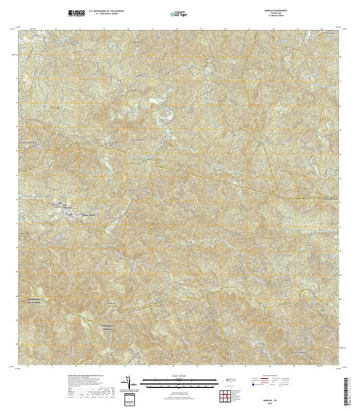 USGS Topographic Map – Maricao