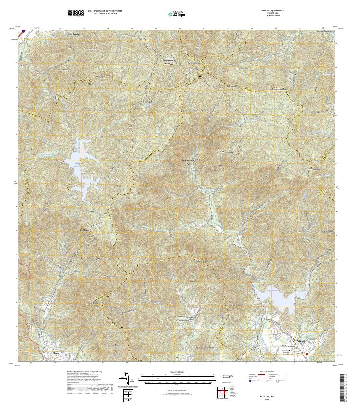 USGS Topographic Map – Patillas