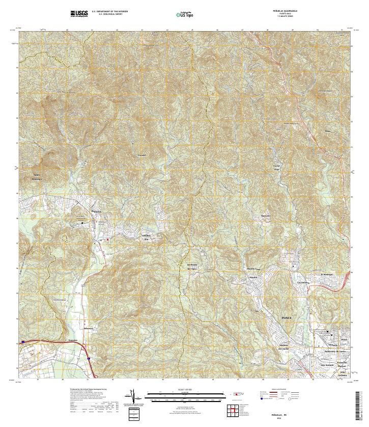 USGS Topographic Map – Penuelas