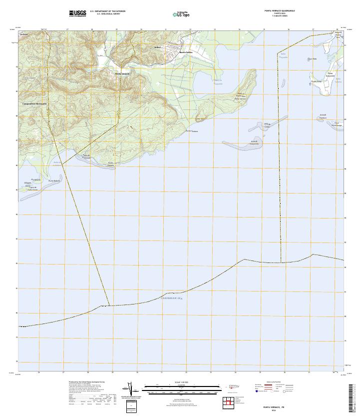 USGS Topographic Map – Punta Verraco