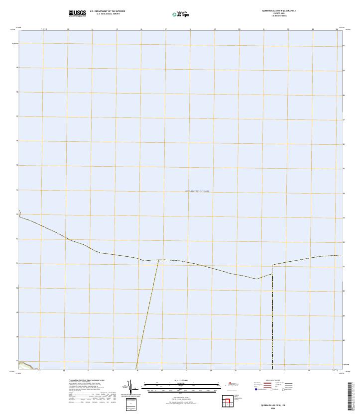 2024 Map of Quebradillas OE N, 2024 Print