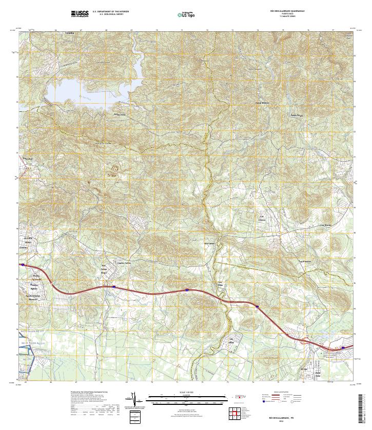 USGS Topographic Map – Rio Descalabrado