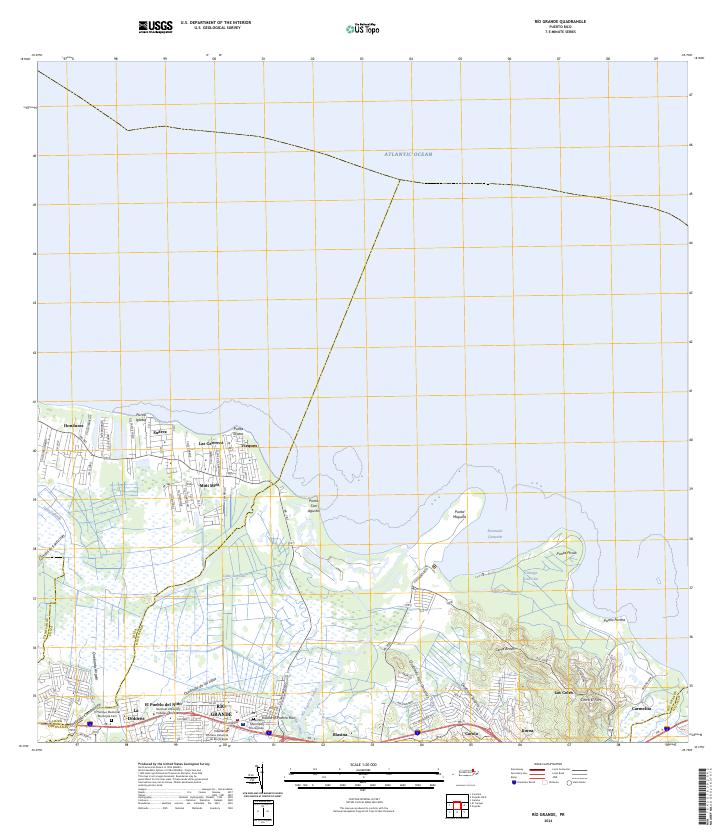 USGS Topographic Map – Rio Grande