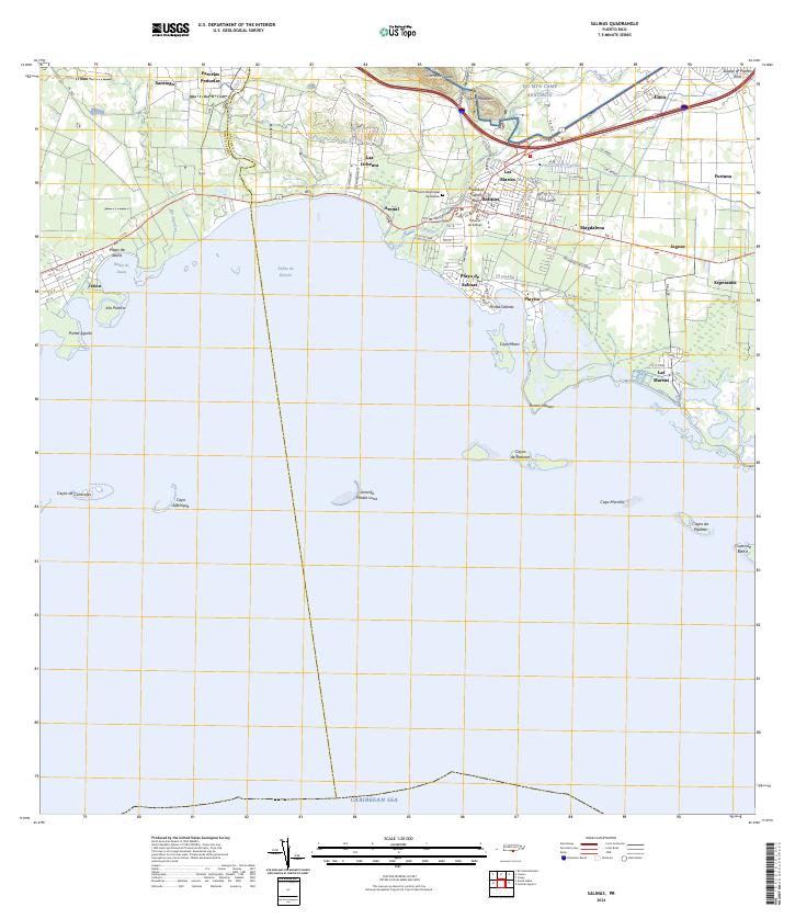 USGS Topographic Map – Salinas