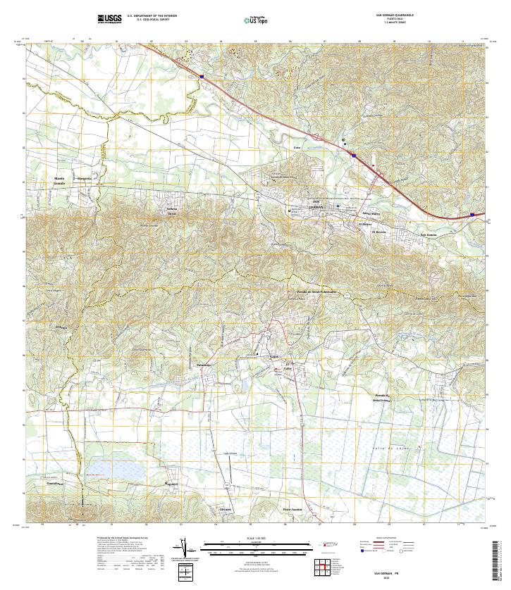 USGS Topographic Map – San German
