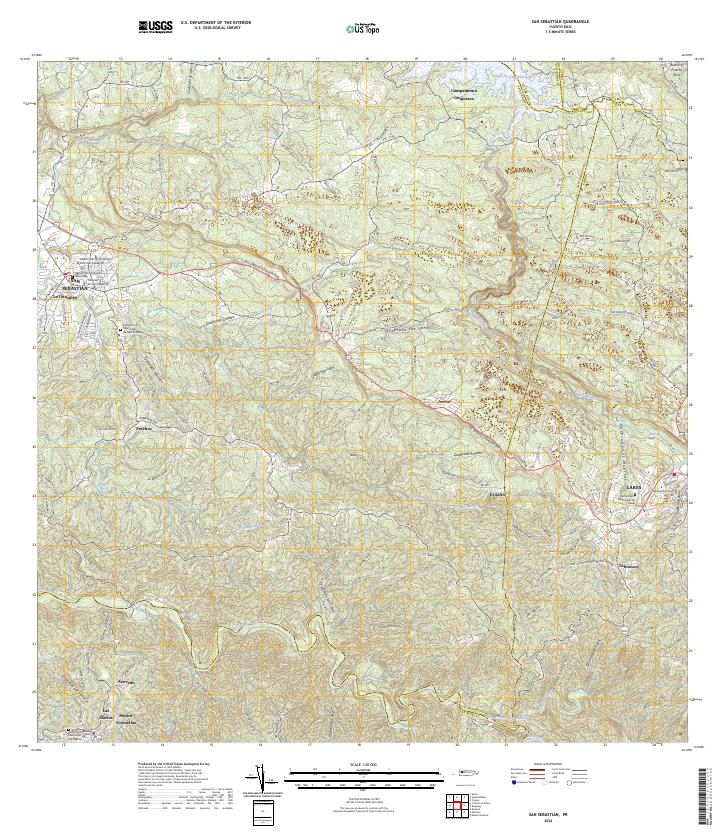 USGS Topographic Map – San Sebastian